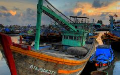 A fishing boat in Vietnam. Vietnam is one of the major players in the South China Sea dispute.