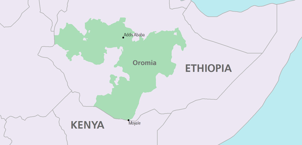 Somalia Ethiopia Oromia 