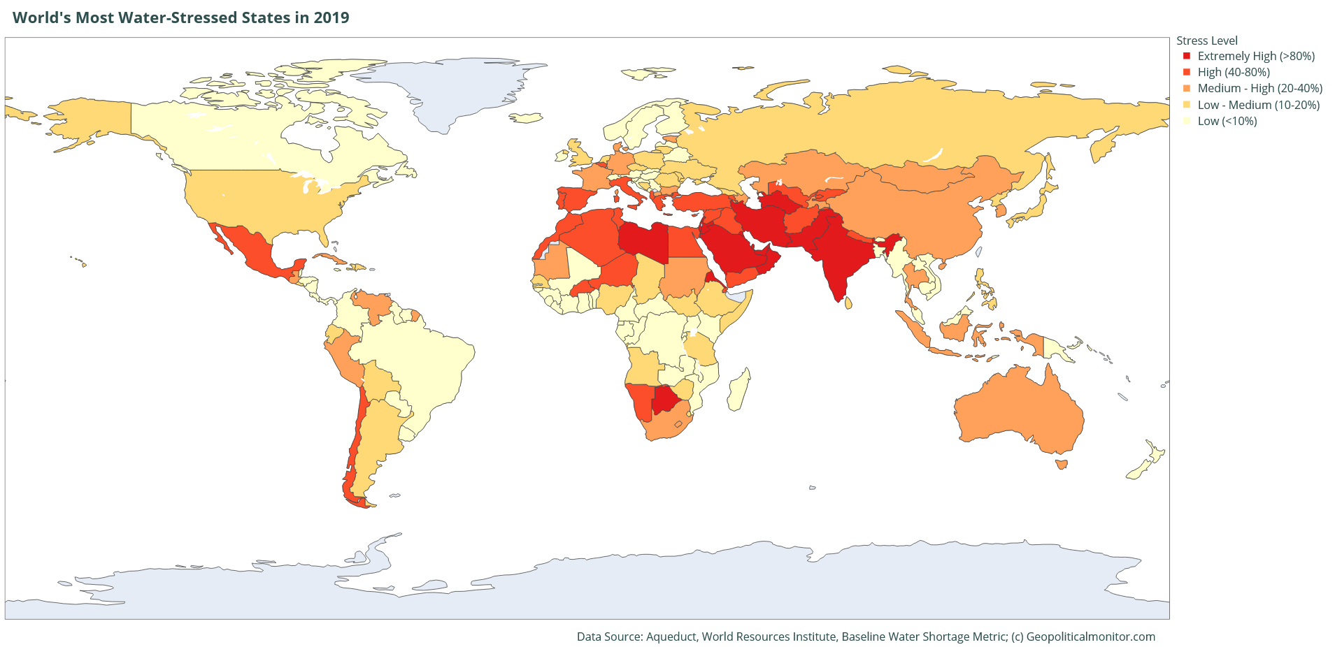 Water Scarcity Monitor: Saudi Arabia, Spain, and Chile | Geopolitical ...