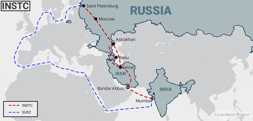 Geopolitics of the International North-South Transport Corridor (INSTC ...