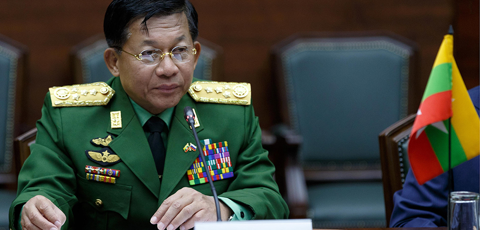 cc Vadim Savitsky, mil.ru; Min Aung Hlaing, https://commons.wikimedia.org/wiki/File:Min_Aung_Hlaing_in_June_2017.jpg